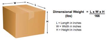 calculate dimensional weight