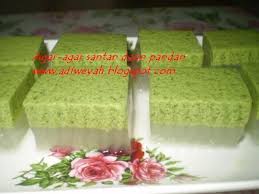 Bila Periukku Berbunyi Agar Agar Santan Daun Pandan Resepi Mama Malaysian Dessert Pandan Iftar