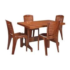 Get the best deal for dining room plastic dining chairs from the largest online selection at ebay.com. Dimensions 880 W 1200 D 725 H Plastic Nilkamal Dining Table With 4 Chair Without Arms Rs 6500 Set Id 22409143991