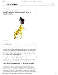 The engine is using more oil than normal. Excessive Oil Consumption Isn T Normal Consumer Reports