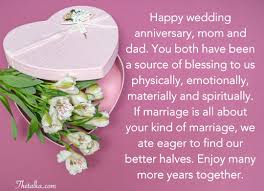 Christian Wedding Anniversary Wishes For Couple Parent Friends