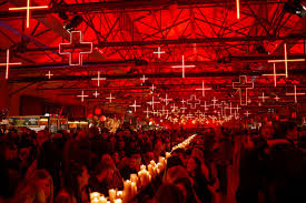 (close) spanish artist santiago sierra will immerse the union jack in the blood of its colonised territories. Dark Mofo And City Of Hobart Events City Of Hobart Tasmania Australia