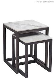 Buy French Connection Set Of 2 Marble Nesting Tables From The Next Uk Online Shop Table Marble Side Tables Coffee Table