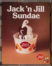 Dq Jack N Jill Sundae Dairy Queen Sundae Vintage Ice Cream