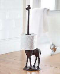 Cast iron wall mounted kitchen roll holder, rustic country style. Cast Iron Giraffe Toilet Roll Holder Free Standing Novelty Kitchen Roll Holder Ebay