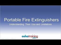 The different classes of fires. Free Osha Training Tutorial Portable Fire Extinguishers Understanding Their Use And Limitations Youtube
