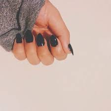 Related searches for black tip acrylic nails: Short Stiletto Nails