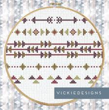 Cross stitch pillow cross stitch borders cross stitch flowers cross stitching cross stitch embroidery cross stitch patterns embroidery patterns free modern embroidery blackwork. Items Similar To Arrow Borders Modern Cross Stitch Pattern Pdf On Etsy Crosstitch Modern Cross Stitch Patterns Modern Cross Stitch Cross Stitch