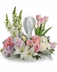 Best flower delivery in connecticut! Teleflora S Garden Of Hope Bouquet In Stamford Ct Stamford Florist Funeral Flower Arrangements Funeral Flowers Funeral Floral Arrangements