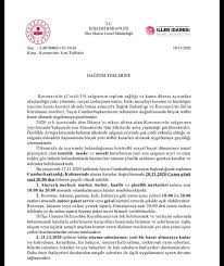 Vatandaşların merakla beklediği ayrıntılar i̇çişleri bakanlığı yeni koronavirüs genelgesi ile belli oldu. Madde Madde Icisleri Bakanligi Genelgesi