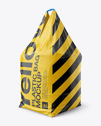 1000kg Concrete Plastic Bag Psd Mockup Halfside View Psd Mockups Free Download