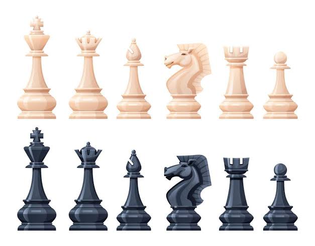 Set of chess pieces vector illustration 7106228 Vector Art at Vecteezy
