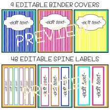 Spice cabinet facelift & free printables labels. Editable And Printable Monthly Binder Covers And Spine Labels Tpt