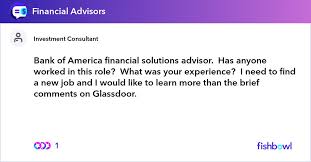 View job description, responsibilities and qualifications. Job Description Of Financial Consultant In Bank