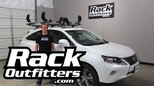 All thule kayak racks fit perfectly onto thule's premium aeroblade load bars, and the come highly recommended if you do not already have load bars installed on your car. Two Thule 898 Hullavator Pro Kayak Lift Systems On Lexus Rx350 Youtube