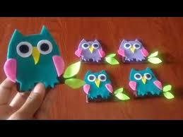 Amplop Lebaran Cara Membuat Amplop Karakter Owl Dari Kain Flanel Youtube Kain Flanel Owl Kain