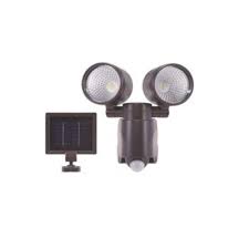 Cybertech 6w Led Solar Security Light W Motion Sensor 560 Lm 6500k Bronze Cybertech Lf6mh2 Slr Bz Dl Homelectrical Com