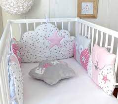 Faire un tour de lit pour bébé. Patron Tour De Lit Nuage Tour De Lit Bebe Diy Tour De Lit Bebe Tour De Lit