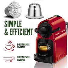 Coffee, tea & espresso makers. Icafilas Refillable Coffee Capsule For Nespresso Inissia Machine A Capsules Krups Yy1531fd Stainless Steel And Tamper Wholesale Coffee Filters Aliexpress