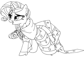 My Little Pony Rarity Värityskuva