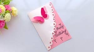 Paper Creative Handmade Birthday Card Ideas For Sister Beautiful Handmade Birthday Card Birthday Card Idea Happy Birthday Cards Handmade Birthday Cards Husband Birthday Card