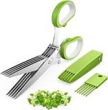 Amazon.com: 2025 Upgraded Herb Scissors, Effortless Herb ...