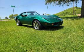 Image result for Dark Green 1976 Corvette