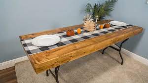 Maybe you would like to learn more about one of these? How To Build A Rustic Top For Folding Tables Video Today S Homeowner Wood Folding Table Folding Table Diy Simple Wood Furniture Plans