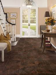 Black Earth Rustic Stone From Congoleum S Duraceramic Collection Luxury Vinyl Tile House Flooring Rustic Stone