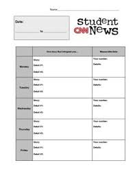Rate yourself on your understanding of today's cnn news broadcast. Cnn Student News Daily Worksheet Social Studies Middle School 6th Grade Social Studies Social Studies Teacher
