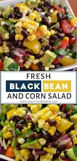 Black Bean Corn Tomato Salad Calories Black Bean Corn Salad Recipe Black Bean Salad Recipe Corn Salads Raw Food Recipes