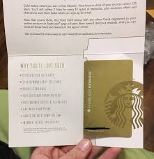 Assuming you already have the starbucks app installed on your. Starbucks Sent Me A Gold Card After Getting Rid Of Gold Starbucks