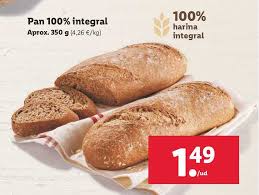 Oferta Pan 100 Integral Aprox 350 G En Lidl