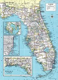 The detailed map shows the us state of state of florida with boundaries, the location of the state capital tallahassee, major cities and populated places, rivers and lakes, interstate highways, principal. Florida Karte Instant Download 1980 Druckbare Karte Etsy