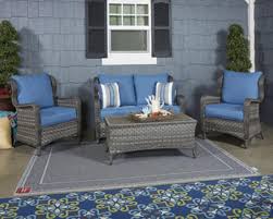 P360820 In By Ashley Furniture In Saint Peters Mo Lounge Chair W Cushion 2 Cn Blue Patio Furniture Outdoor Furniture Sets Ashley Furniture