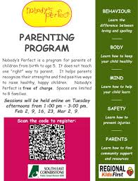 Child care resource & referral program. Nobody S Perfect Free Parenting Program For Local Families Discoverweyburn Com