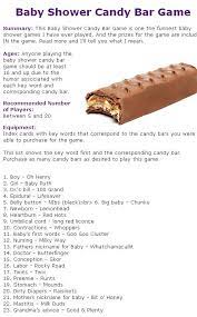 Baby Shower Candy Bar Game This Was Such A Cute Game After Looking Up Several Posts About Baby Shower Candy Bar Game Baby Shower Candy Bar Baby Shower Candy