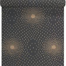 Papier Peint Expanse Sur Intisse Nebuleuse Noir Dore Papier Peint Tete De Lit Papier Peint Intisse