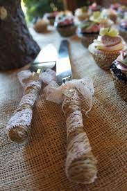 Diy Rustic Wedding Knife And Server Set 4 61 From Amazon Wrapped In Hemp Twine And Lace They Have A Rustic Wedding Diy Rustic Wedding Wedding Cake Server
