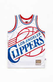 A device for cutting especially nails, hair, wire, or bushes 2. Mitchell Ness Big Face Clippers Basketball Jersey Pacsun