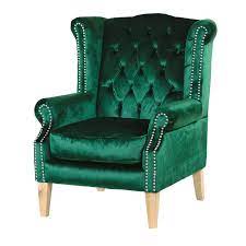 Shop the green wingback chairs collection on chairish, home of the best vintage and used furniture, decor and art. Black Mango 100cm Emerald Royale Wingback Arm Chair Bunnings Australia