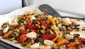 Legumes D Ete Confits Au Four Recette Legumes Au Four Idee Recette Legume Recette Legume