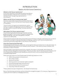 Guidelines For Planning Girl Scout C E R E M O N I E S Pages 1 42 Flip Pdf Download Fliphtml5