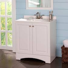 Single Sink White Bath Vanity