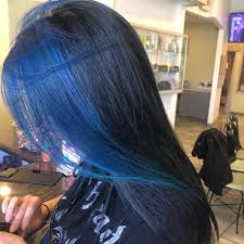It is not uncommon for asians, hispanics, native ametican, or even black people to have red or blonde hair and blue or green eyes. 20 Blue Black Hair Ideas To Try Out In 2019 Legit Ng