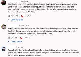 Siapa Kata Pakai Motor Tiada Masa Depan Lagu Baru Achey Dapat Pujian Melambung Tempatan Hiburan Trending Cari Infonet