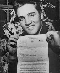 December 19, 1957: Elvis received his draft papers from the United States  Army on this date. Between March 1958 and March of 1960, Elvis served the  United States abroad in Germany rising