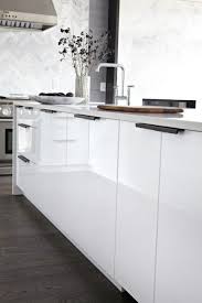 cabinet hardware white modern kitchen