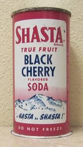 Shasta 101 Black Cherry Soda Black Cherry Flavor Soda Pop