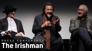 Martin Scorsese Robert De Niro Al Pacino Joe Pesci On The Irishman Nyff57 Youtube